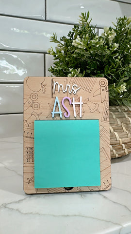 Personalized Note Holder