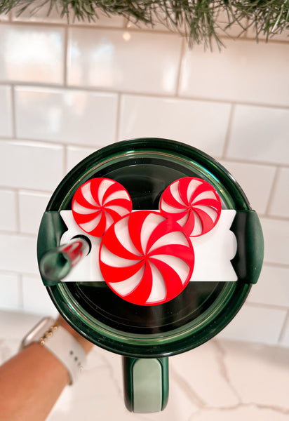 Candy Cane Mouse Topper