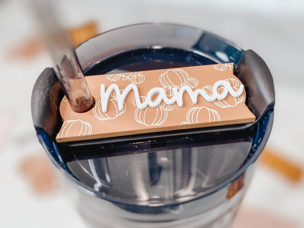 Engraved Pumpkin Topper