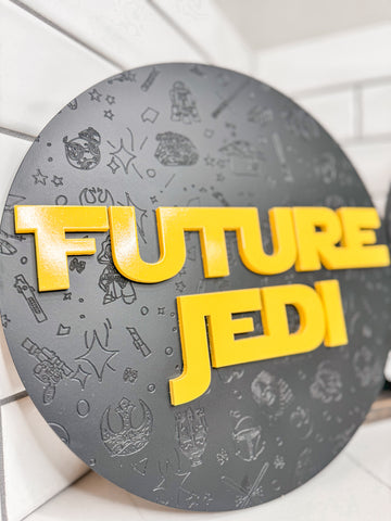 Galaxy Far Away Engraved Sign