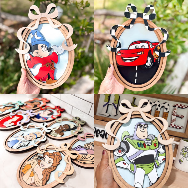 Coquette Character Frame