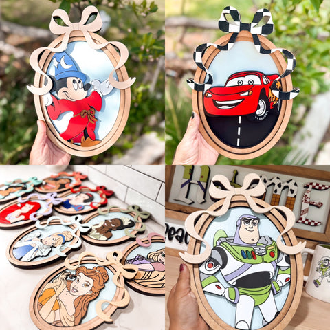 Coquette Character Frame