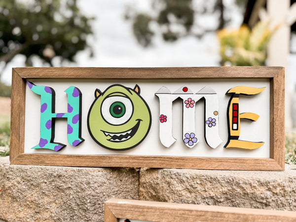 Disney Painted Home Signs