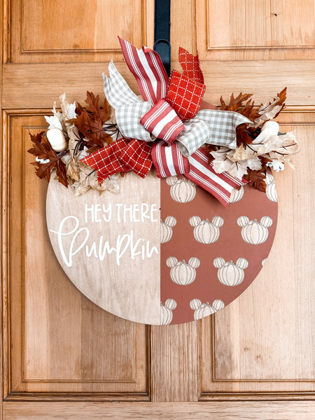 Hey There Pumpkin Round