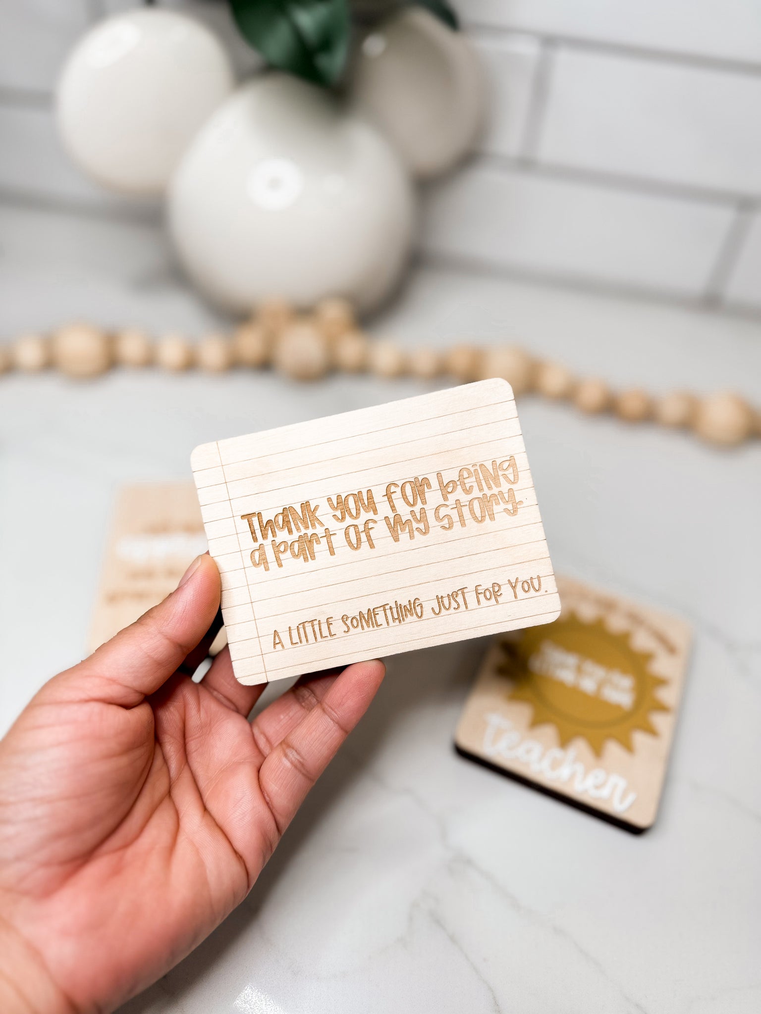 Teacher Gift Card Holder