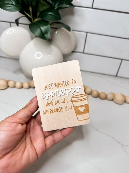 Teacher Gift Card Holder