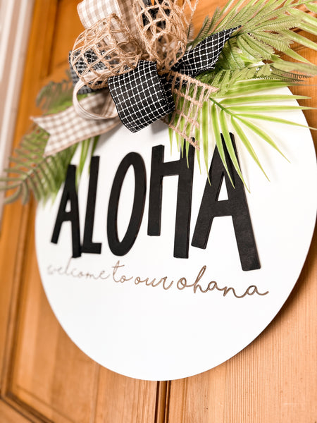 Aloha Door Hanger