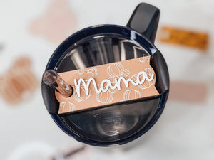 Engraved Pumpkin Topper