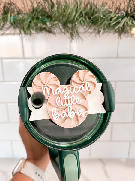 Candy Cane Mouse Topper