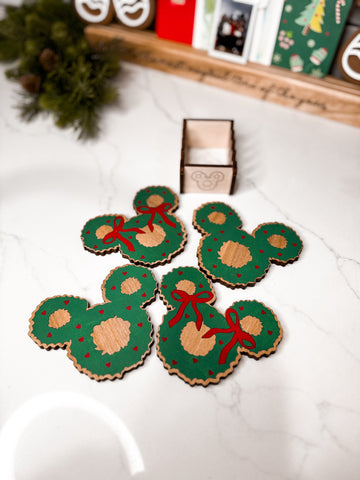 Wreath Coasters
