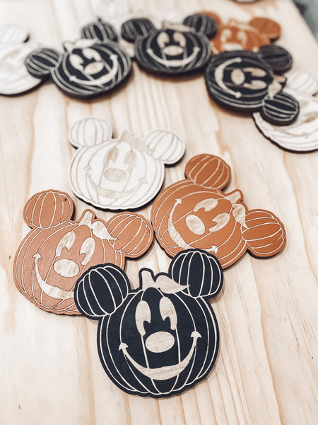 Pumpkin Coasters