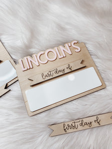 Small Back to school sign
