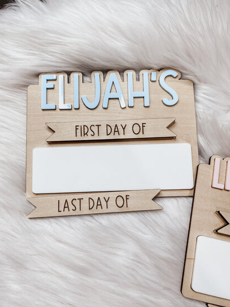 Small Back to school sign