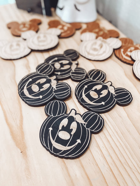 Pumpkin Coasters