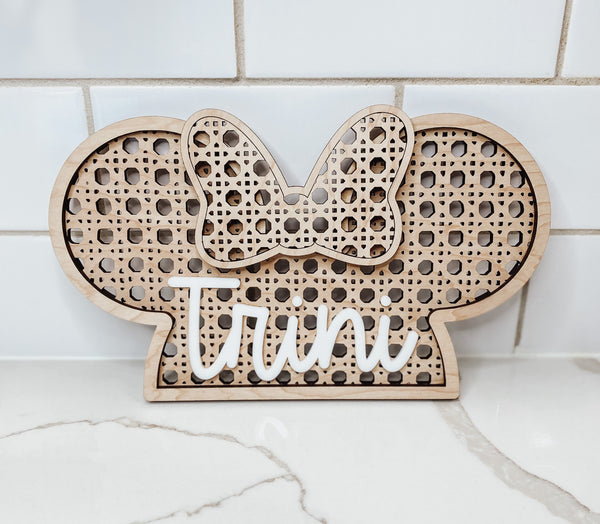 Rattan Mouse Personalized