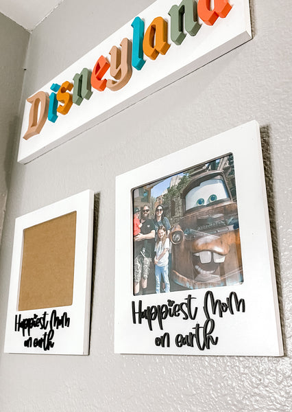 Retro picture Frame: Happiest mom on earth.