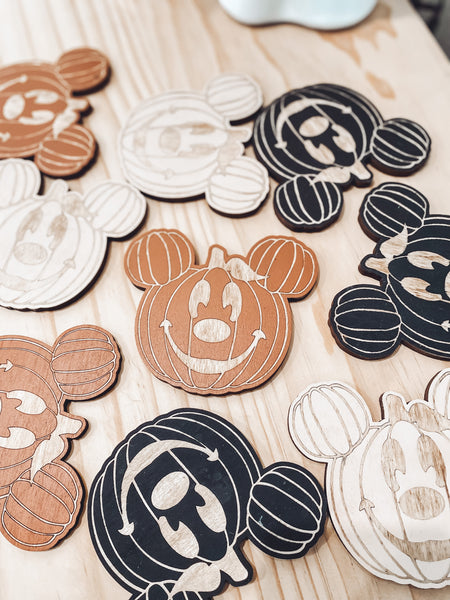 Pumpkin Coasters