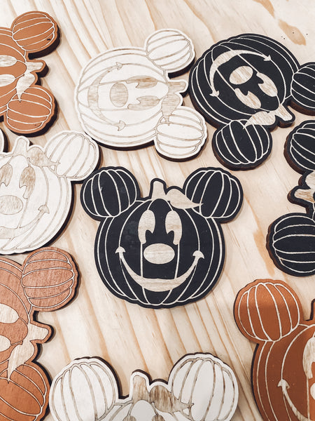 Pumpkin Coasters