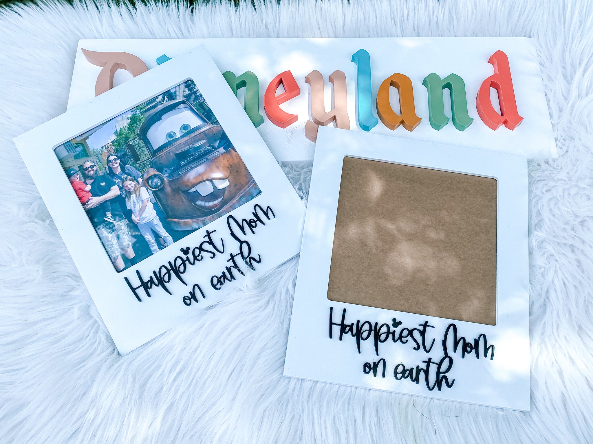 Retro picture Frame: Happiest mom on earth.