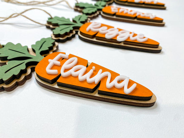 Carrot Name Tag